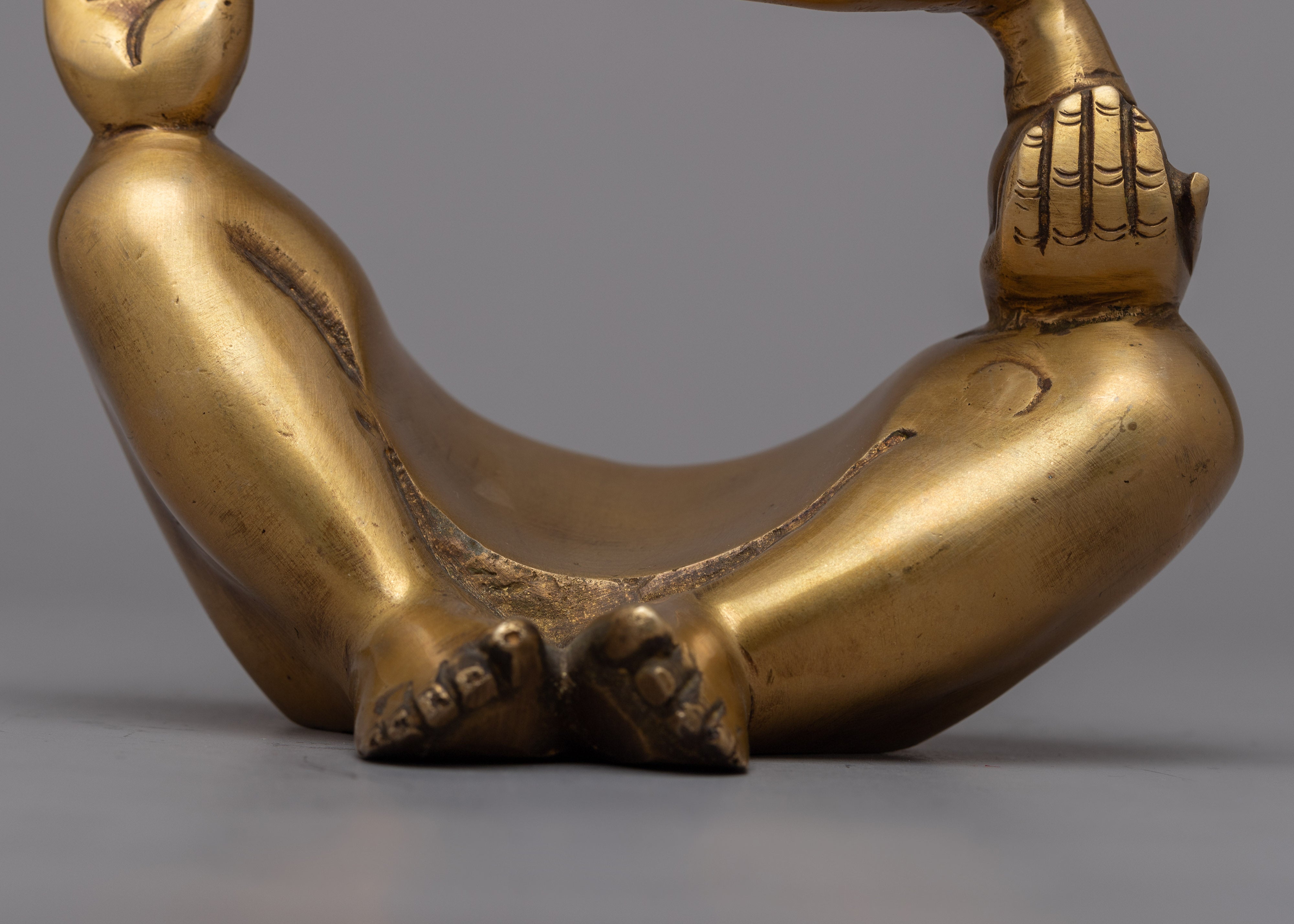 Ganesh Brass Statue | Traditional Figurine Of Hindu Deity