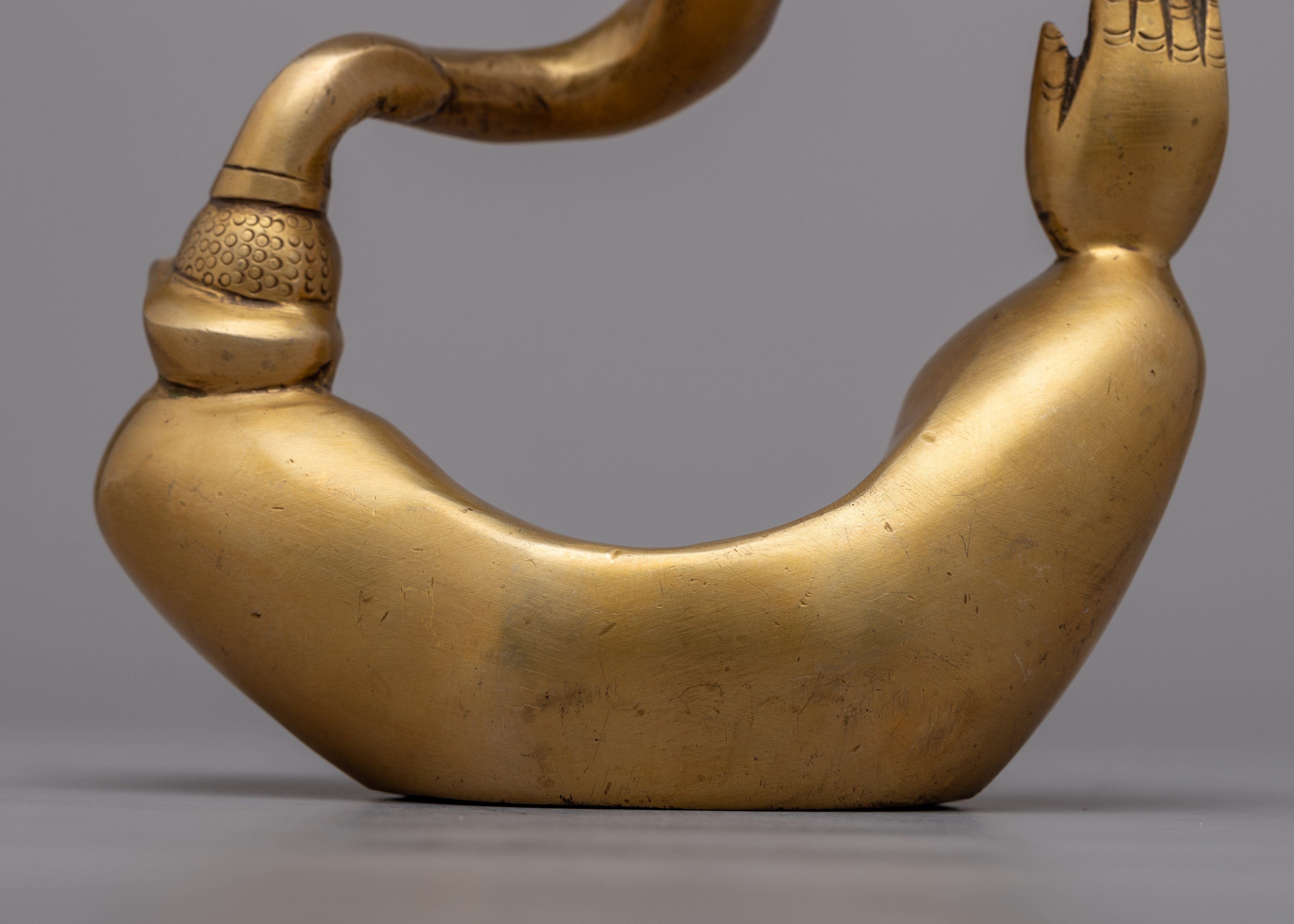 Ganesh Brass Statue | Traditional Figurine Of Hindu Deity