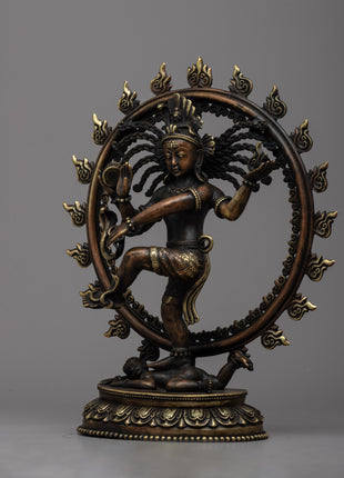 Engraved Shiva Nataraj Statue | Capturing the Dynamic Energy of Shiva