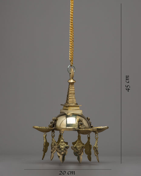 Hanging Oil Lamp | Captivating Light for Any Space