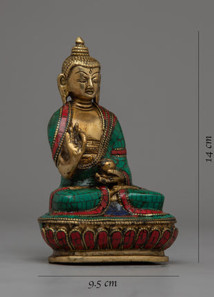 Serene Amoghasiddhi Buddha - Artistic Representation for Inner Peace & Strength