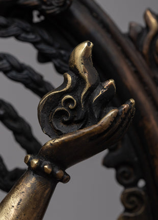 Engraved Shiva Nataraj Statue | Capturing the Dynamic Energy of Shiva