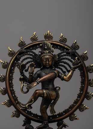 Engraved Shiva Nataraj Statue | Capturing the Dynamic Energy of Shiva