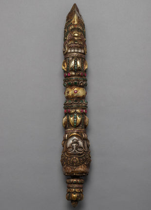 Buddhist Kila Dagger | 24K Gold Plated Phurba