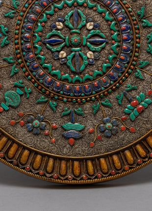 Vishwo Vajra Round Buddhist Mandala | Wall Hanging