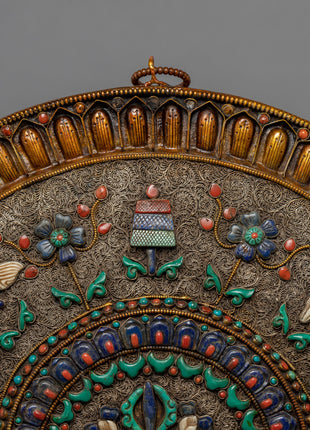 Vishwo Vajra Round Buddhist Mandala | Wall Hanging
