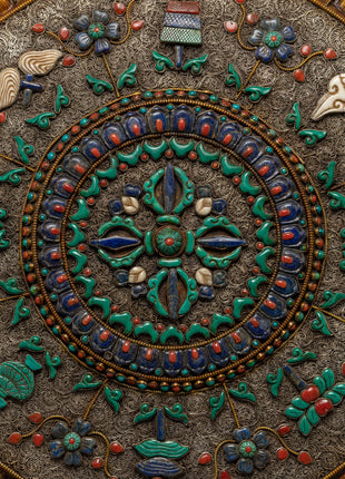Vishwo Vajra Round Buddhist Mandala | Wall Hanging
