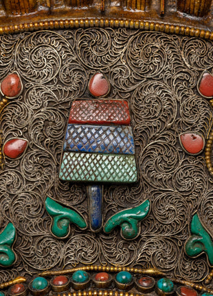 Vishwo Vajra Round Buddhist Mandala | Wall Hanging