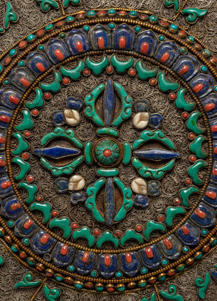 Vishwo Vajra Round Buddhist Mandala | Wall Hanging
