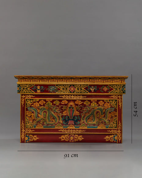 Tibetan Folding Table | Handmade Himalayan Art