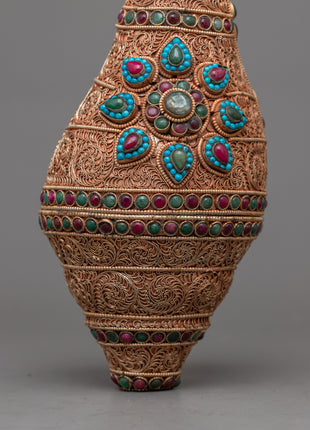 Handcrafted Conch Shell | Enhancing the Charm of Sankha
