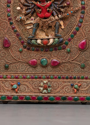 Chakrasamvara Wall Hanging | Elevate Your Wall for Spiritual Spaces