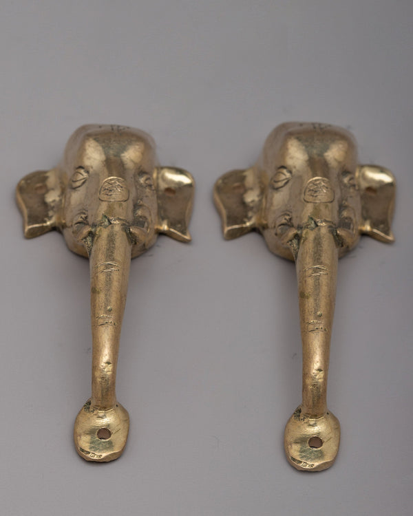 Elephant Brass Door Handle Set | Bringing Majestic Elegance to Your Doorways