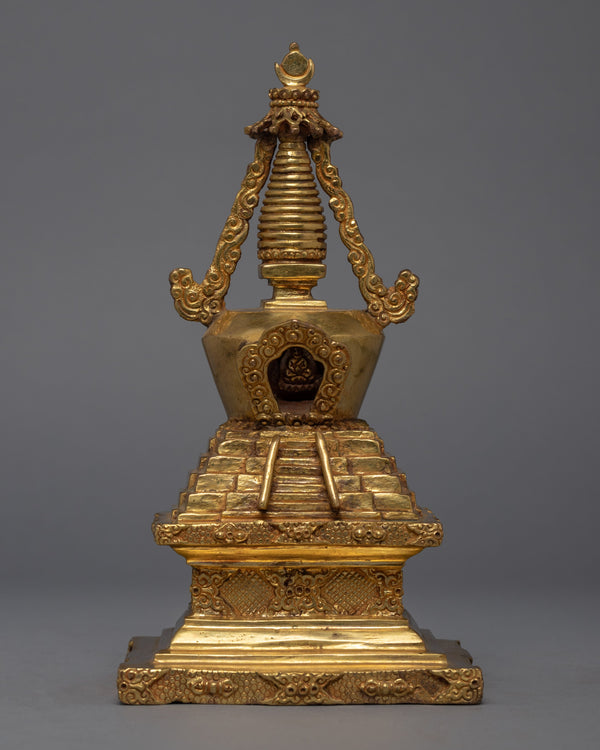 24K gold Plated Stupa