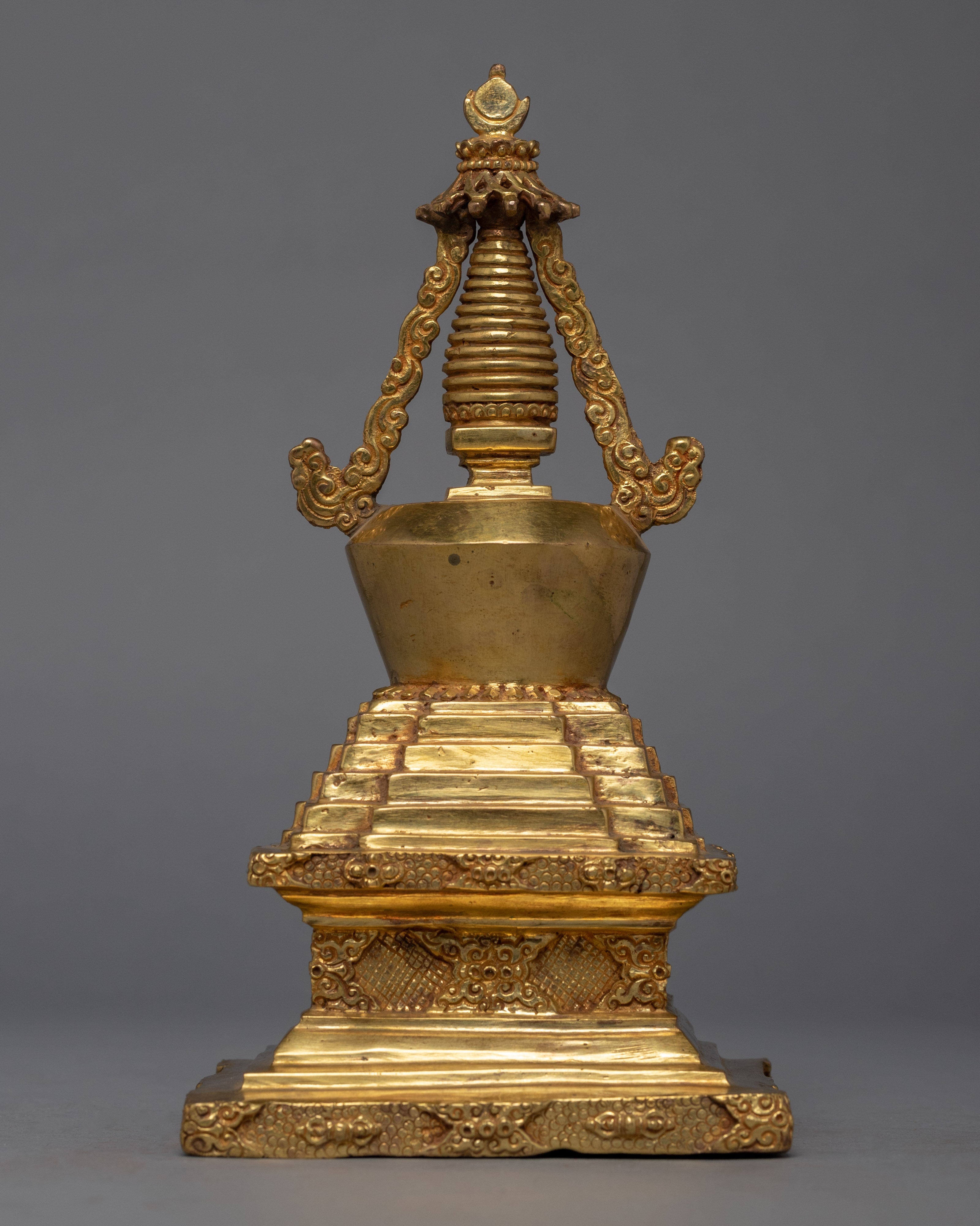 24K Gold Plated Stupa |Tibetan Buddhism Stupa