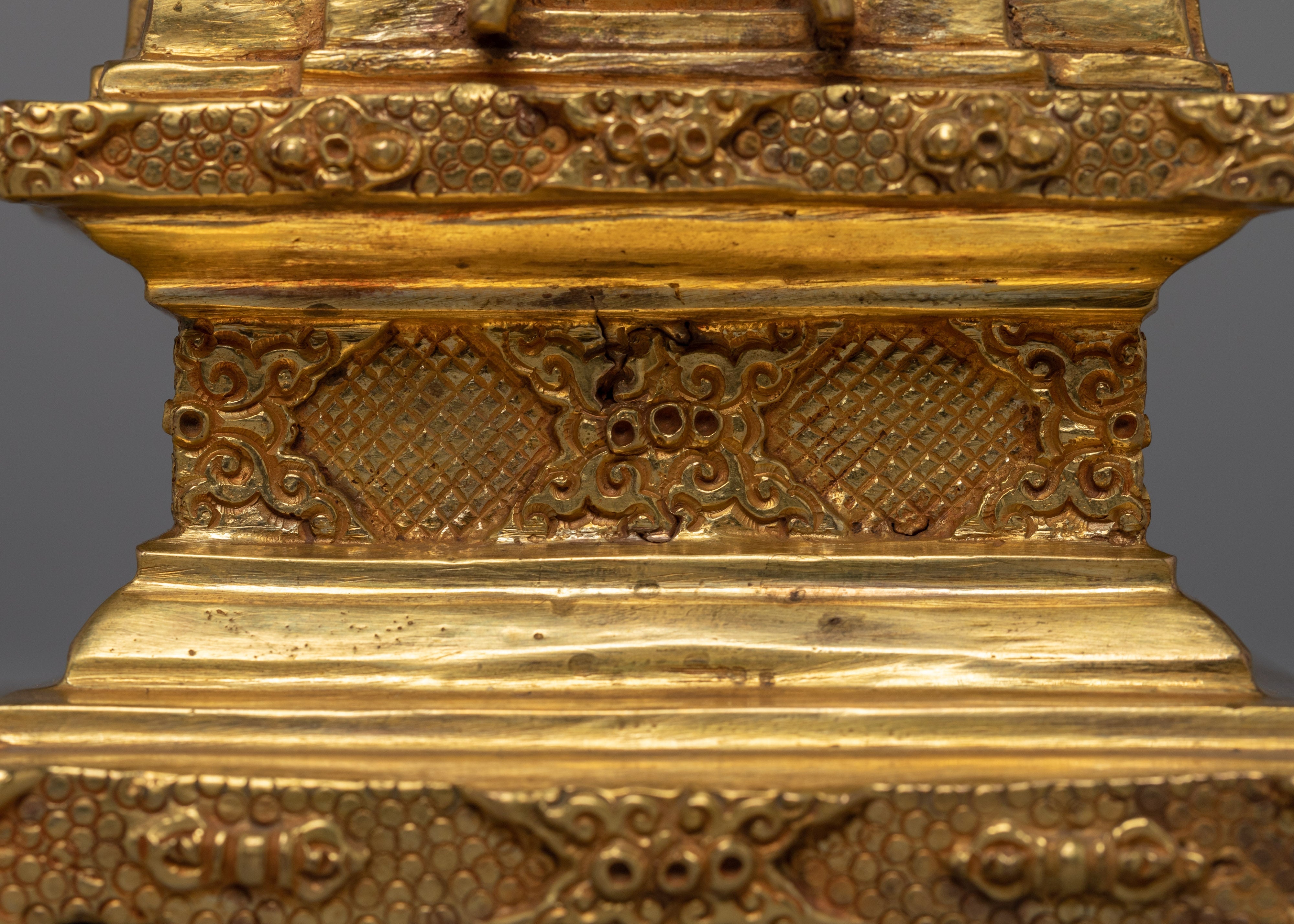 24K Gold Plated Stupa |Tibetan Buddhism Stupa