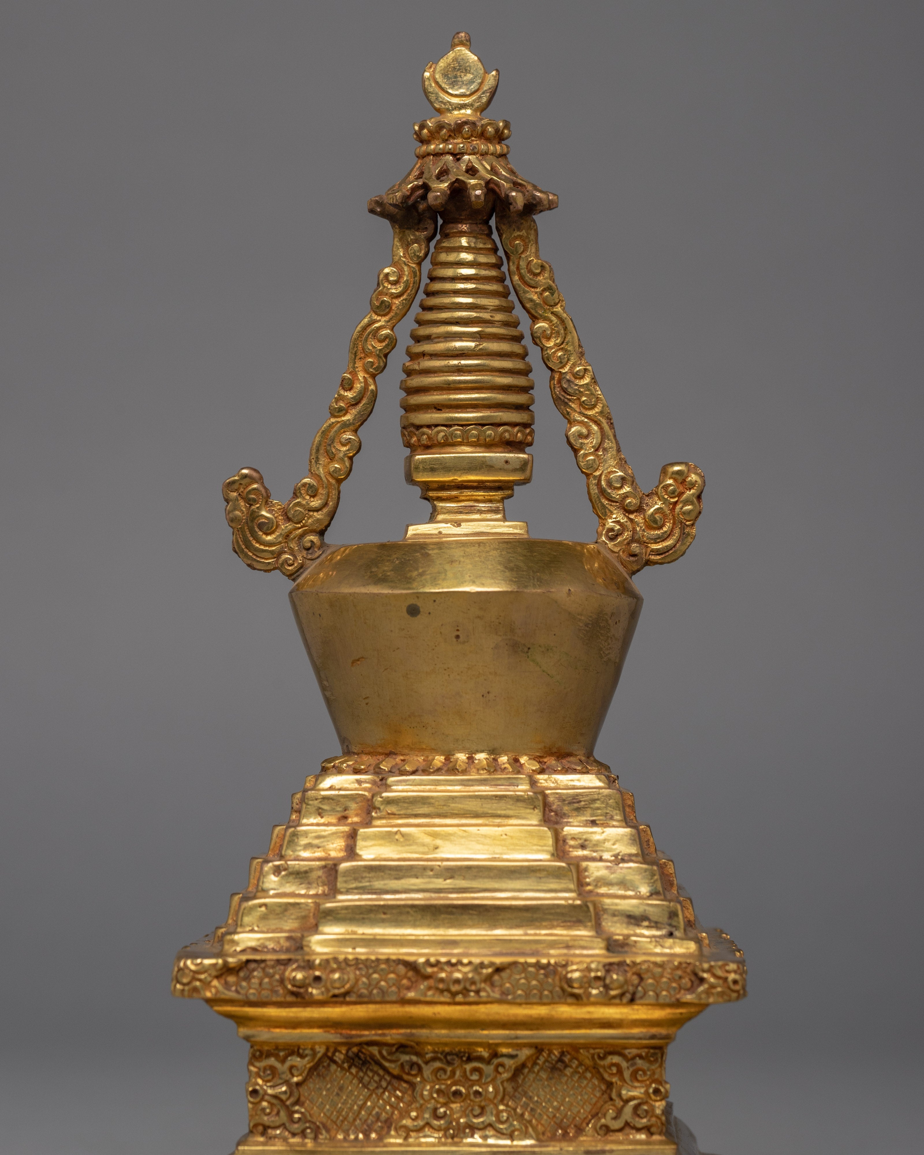 24K Gold Plated Stupa |Tibetan Buddhism Stupa