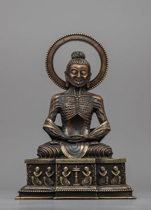 Fasting Buddha Statue