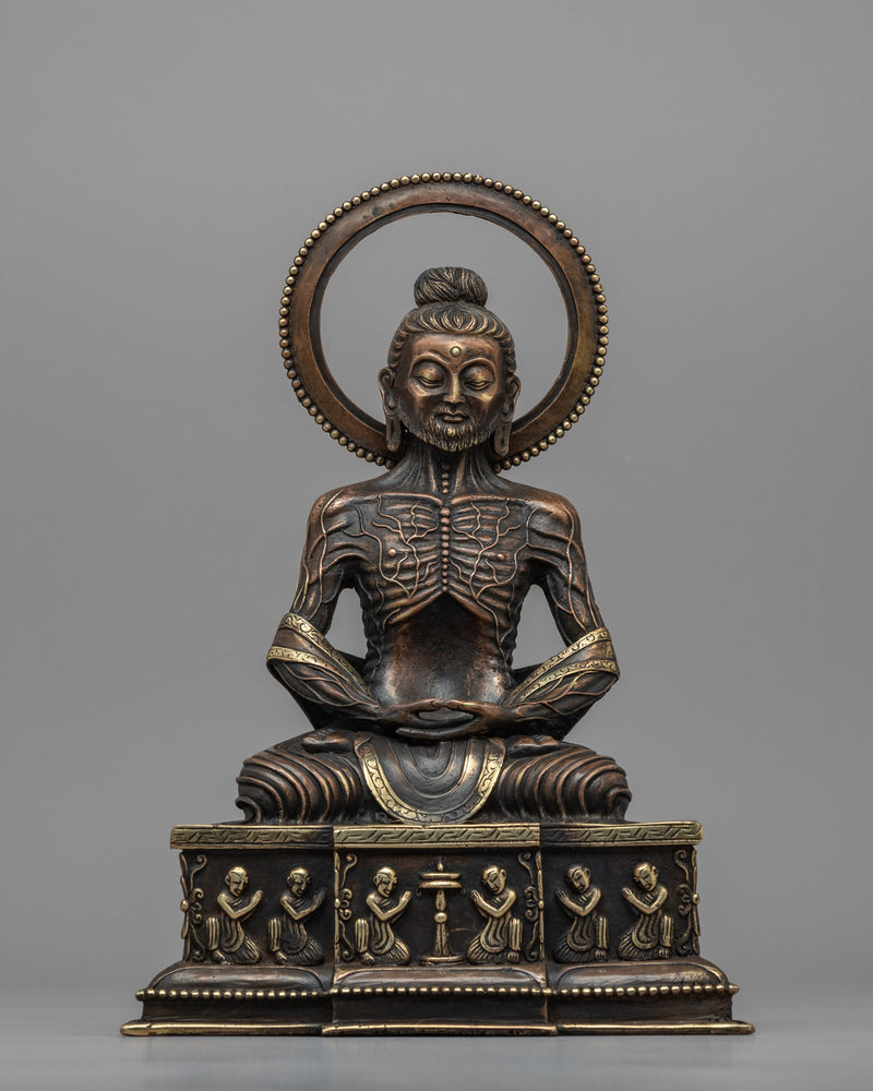 Fasting Buddha Statue