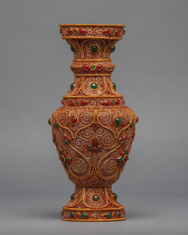 Buddhist Flower Vase