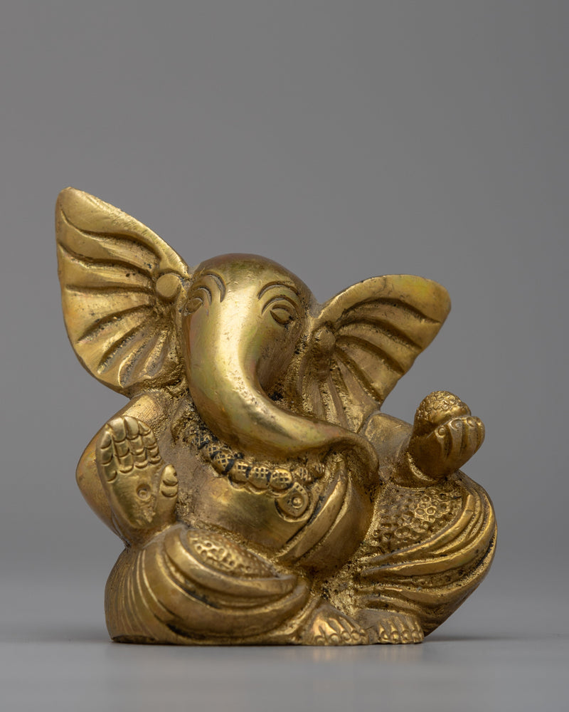 Brass Ganesha Statue