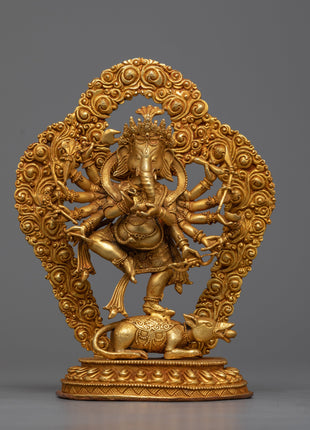 Standing Machine Made Ganesh Statue 