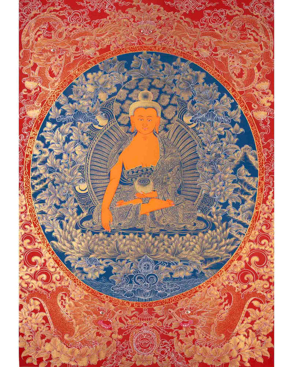 Gautam Buddha Thangka | Traditional Buddhist Painting | Wall Decors