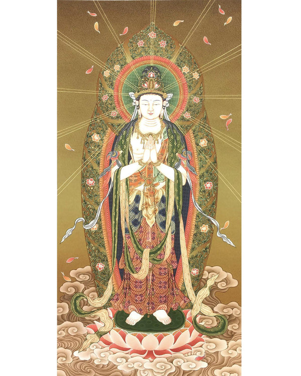 Goddess of Mercy | Japanese  Style Thangka