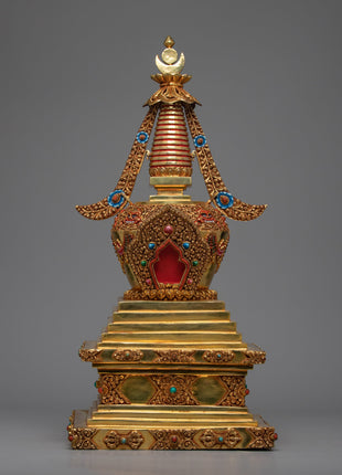 Gold Plated Stupa