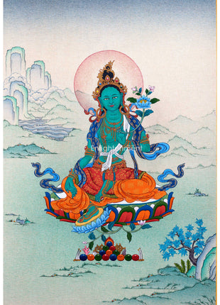 buddha green tara