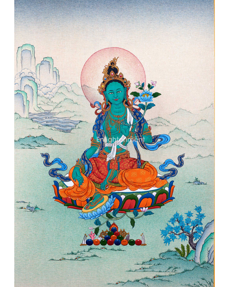 buddha green tara