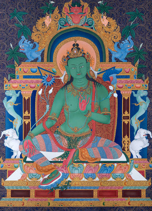 Green Tara Thangka