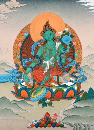 Green Tara Thangka