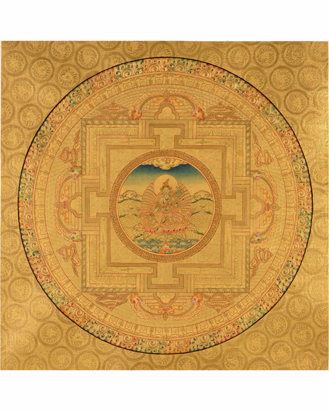 Green Tara Mandala |Tara Goddess Thangka