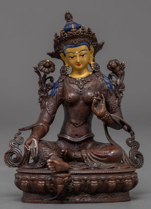 Green Tara Statue