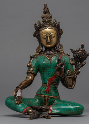 Green Tara Indoor Sculpture 