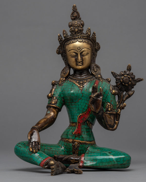 Green Tara Indoor Sculpture 