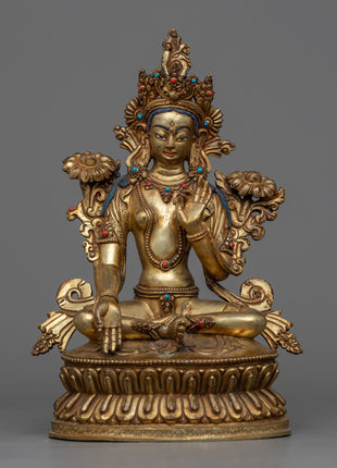 Green Tara Sculpture 