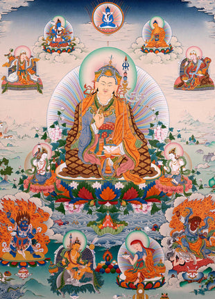 Guru Rinpoche Thangka Print 