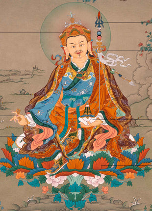 Padmasambhava Art | Traditional Guru Rinpoche Thangka