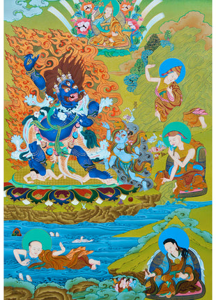 Guru Senge Dragok Thangka