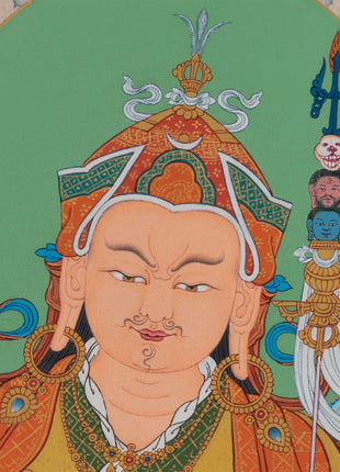 Guru Rinpoche | Padmasambhava Thangka Painting | Tibetan Buddhist Art