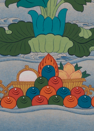 Guru Rinpoche | Padmasambhava Thangka Painting | Tibetan Buddhist Art
