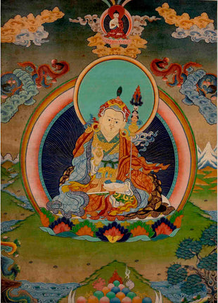 Guru Rinpoche Padmasambhava | Buddhist Thangka Art | Wall Decors