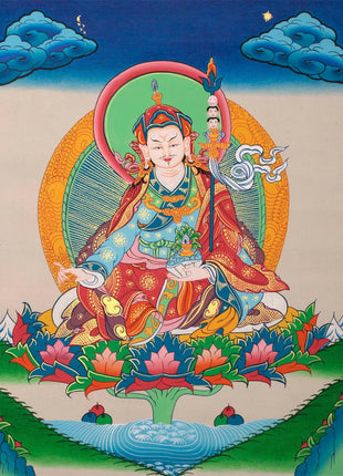 Guru Rinpoche Thangka | Greatest Tantric Master