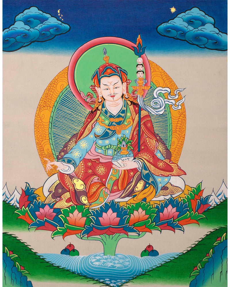 Guru Rinpoche Thangka | Greatest Tantric Master