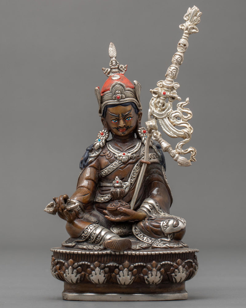 Guru Rinpoche Statue | Mini Sculptures for Yoga Room Decor