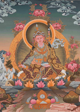 Guru Rinpoche | Padmasambhava | Traditional Tibetan Thangka