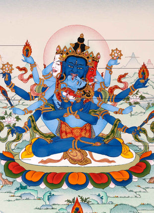 Guhyasamaja Thangka, Mother Tantra Art | Enlightenment Thangka
