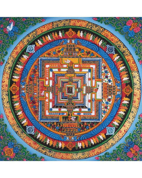 HandPainted Kalachakra Mandala | Mandala Thangka